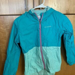 Columbia teal and blue Jacket
